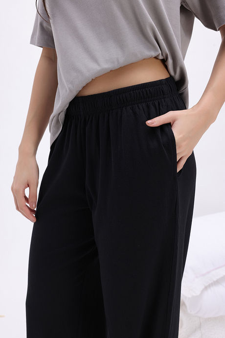 Zivame Disney Knit Cotton Loungewear Set - Black Beauty — image 7